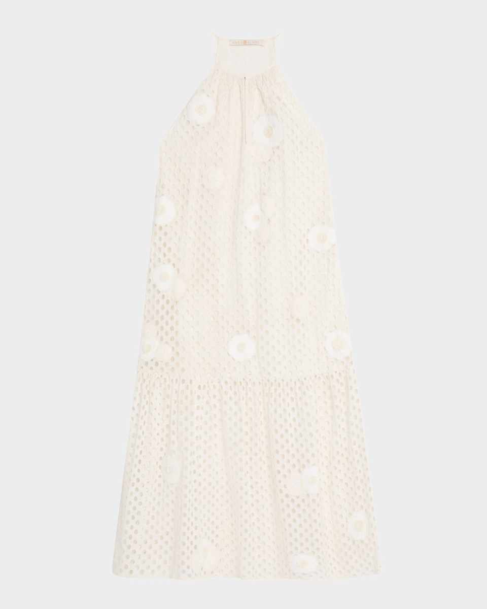 Adley Eyelet-Embroidered Cotton Maxi Dress